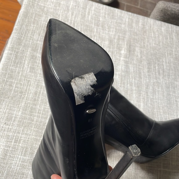 TONY BIANCO Leather Booties Stiletto Pointed Heel (7.5, 8, 8.5) - Picture 4 of 6